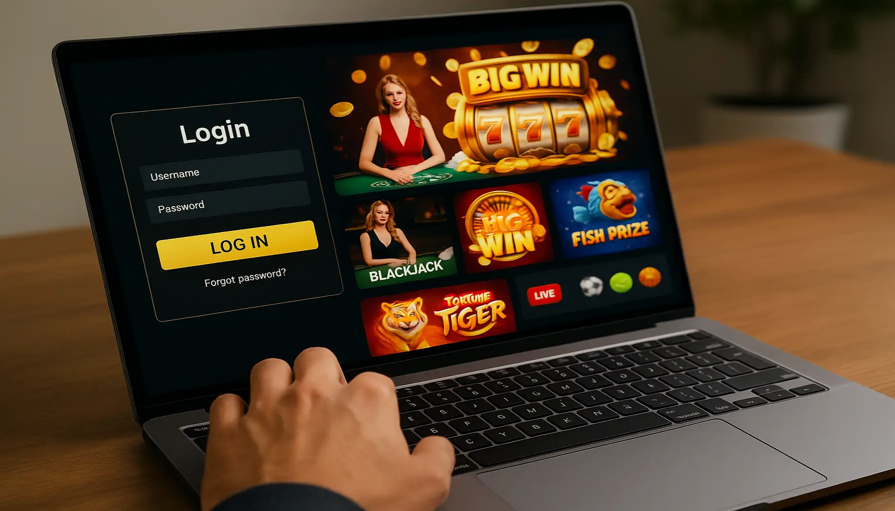 Login no Cassino TPTBET