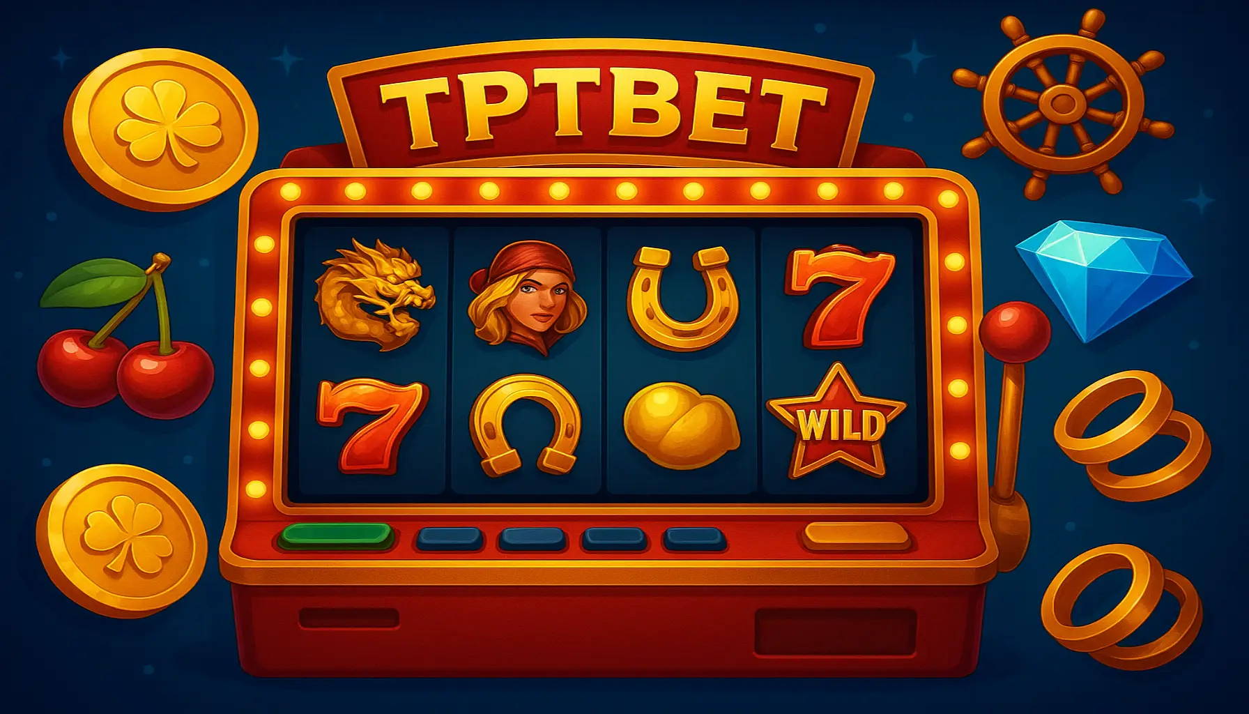 Explore o mundo das slot machines no TPTBET Casino